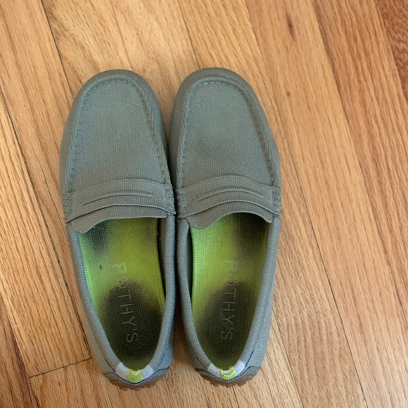 Rothy's Women’s The Driver Slip-On Loafers in Green - Picture 3 of 5